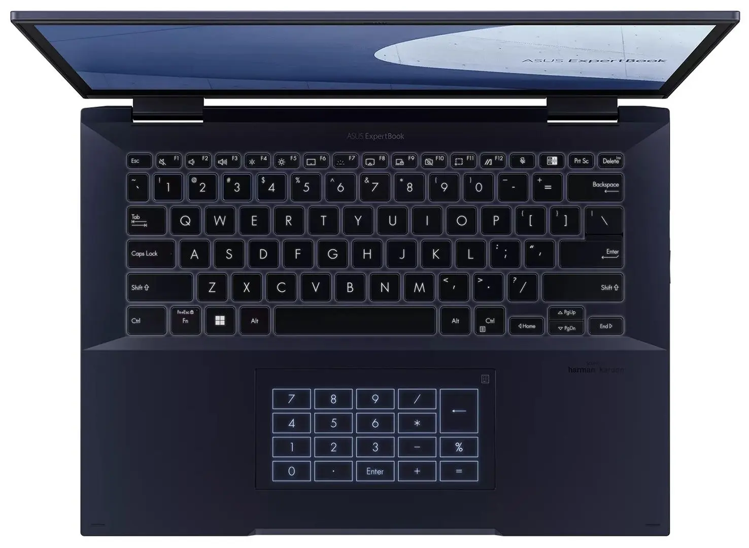 Laptop Asus ExpertBook B7 Flip B7402FBA-L90711X Intel Core i7-1260P 32GB DDR5/1TB SSD W11Pro (Star Black)