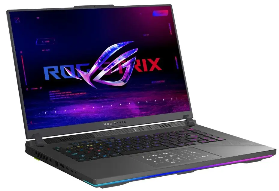 Laptop Asus ROG Strix G16 G614JIR-N4071 Intel Core i9-14900HX 2x16GB DDR5/1TB SSD (Eclipse Grey) - 6