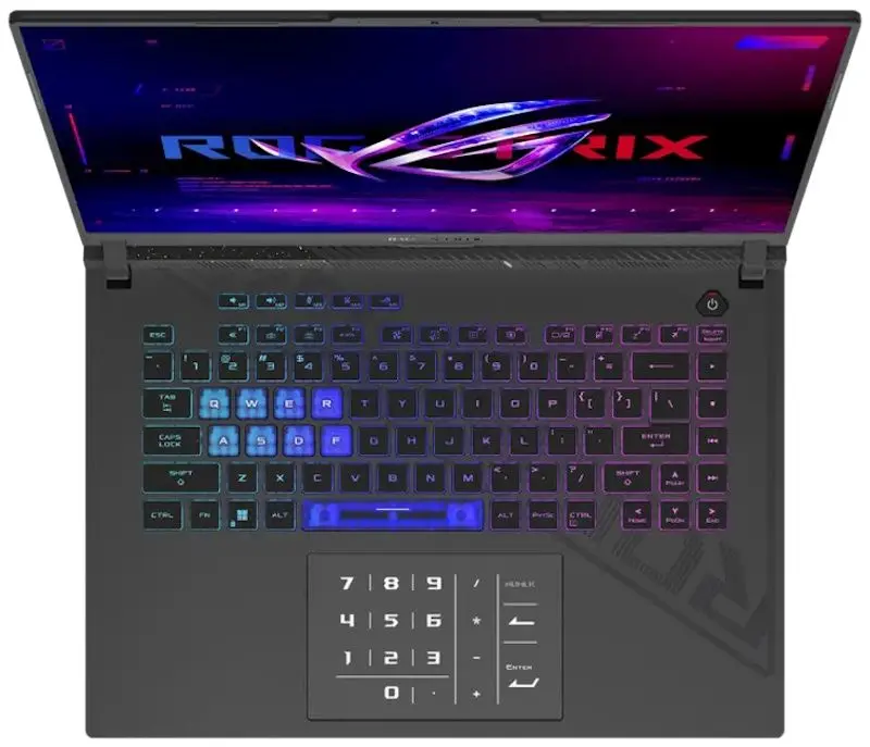 Laptop Asus ROG Strix G16 G614JU Intel Core i7-13650HX 16GB DDR5/1TB SSD (Eclipse Grey)