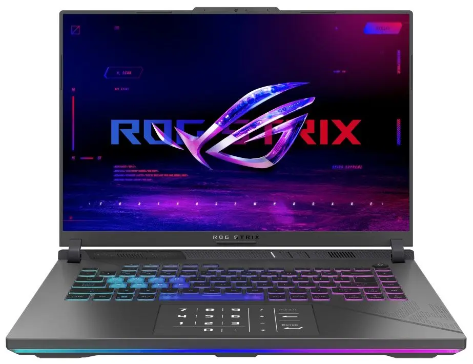 Laptop Asus ROG Strix G16 G614JVR-N4077 Intel Core i9 14900HX 16GB DDR5/1TB SSD (Eclipse Gray)