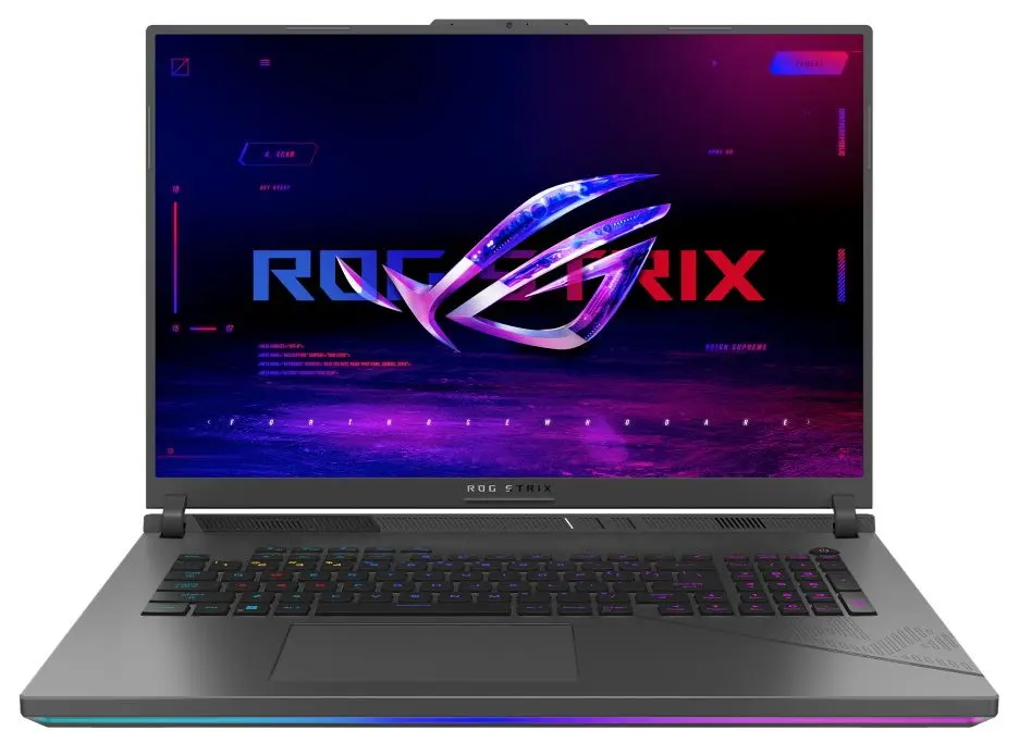 Laptop Asus Rog Strix G18 G814JIR-N6002 Intel Core i9-14900HX 2x16GB DDR5/1TB SSD (Eclipse Grey)
