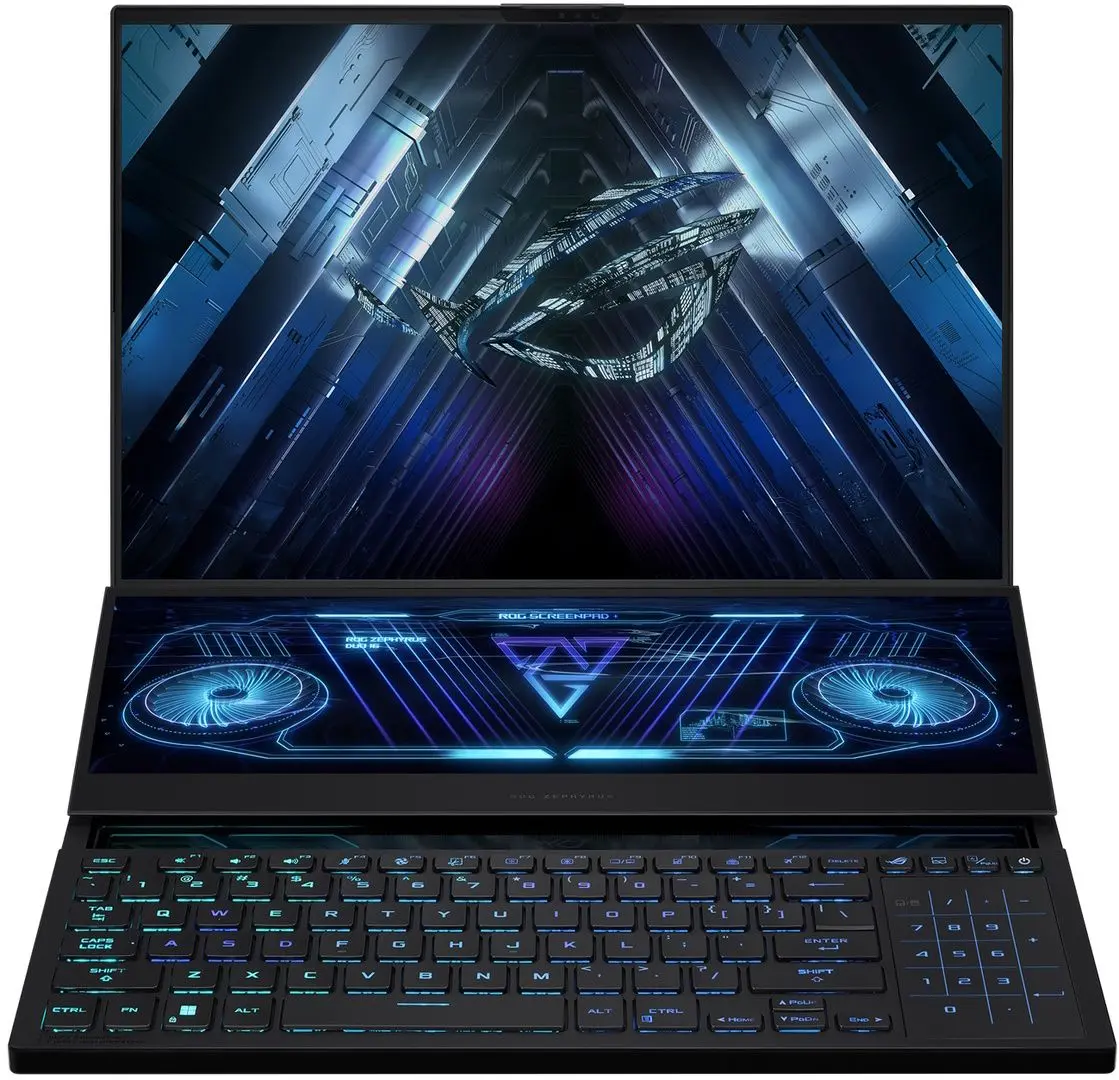 Laptop Asus ROG Zephyrus Duo 16 GX650PZ-N4061X AMD Ryzen 9 7945HX 2x16GB DDR5 /1TB SSD W11P (Black)