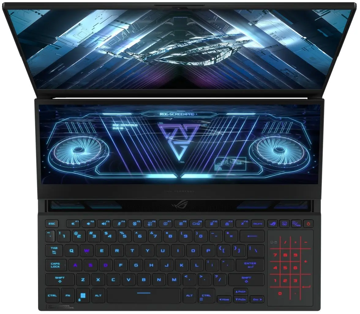 Laptop Asus ROG Zephyrus Duo 16 GX650RS-LO051W AMD Ryzen 9 6900HX 32GB DDR5/2TB+2TB SSD (Black)