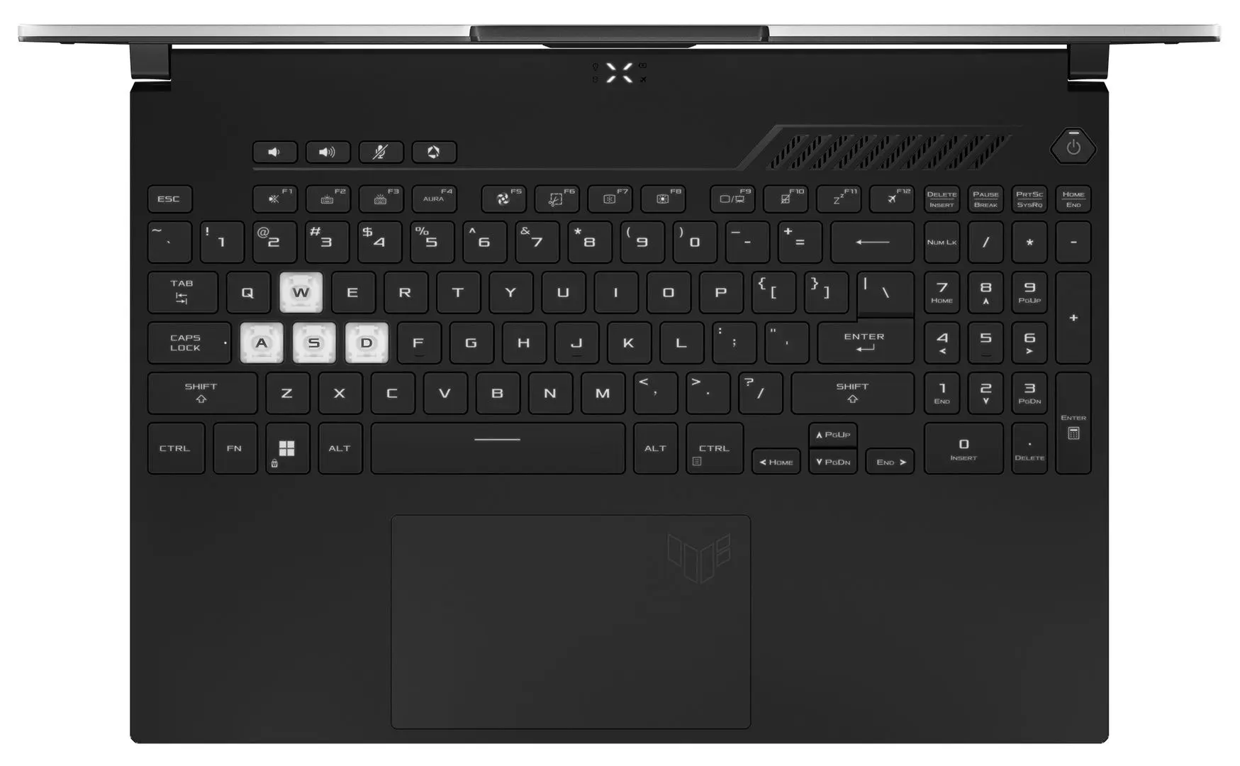 Laptop Asus TUF Dash F15 FX517ZE-HN002 Intel Core i7-12650H 16GB DDR4/512GB SSD (Graphite Black) - 2