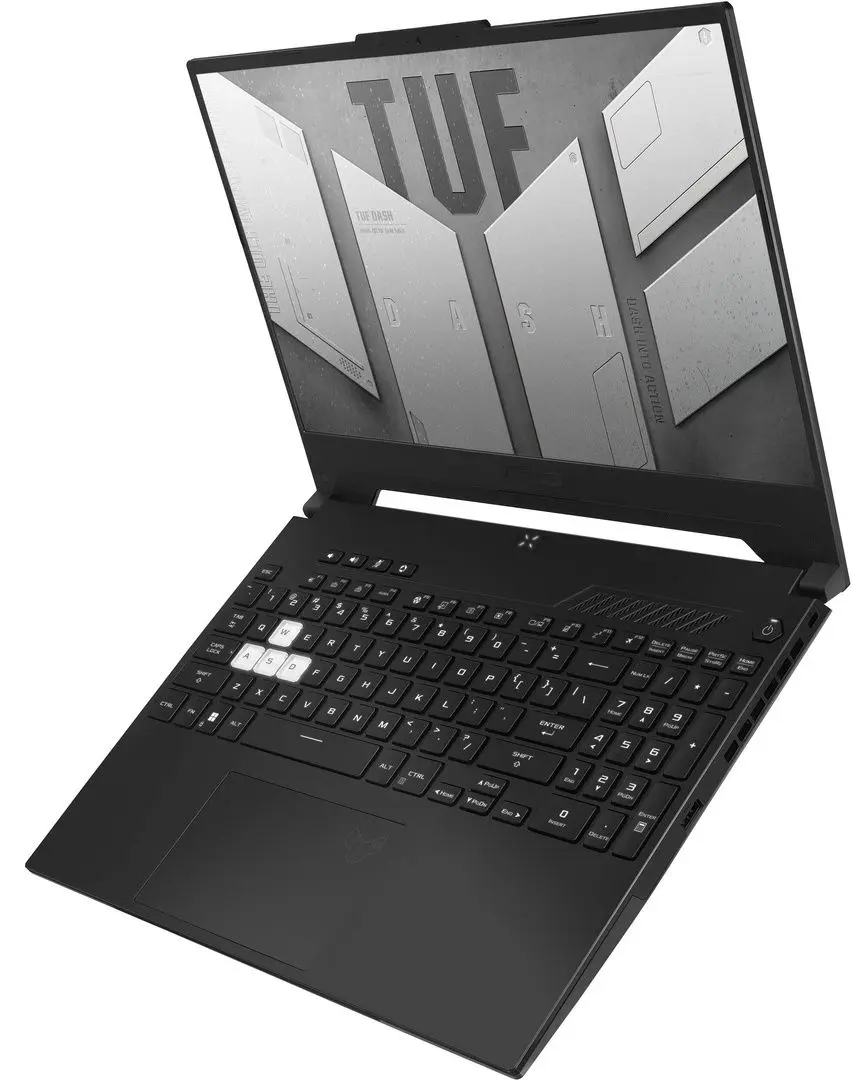 Laptop Asus TUF Dash F15 FX517ZE-HN081 Intel Core i5-12450H 16GB DDR5/ 512GB SSD (Black) - 6