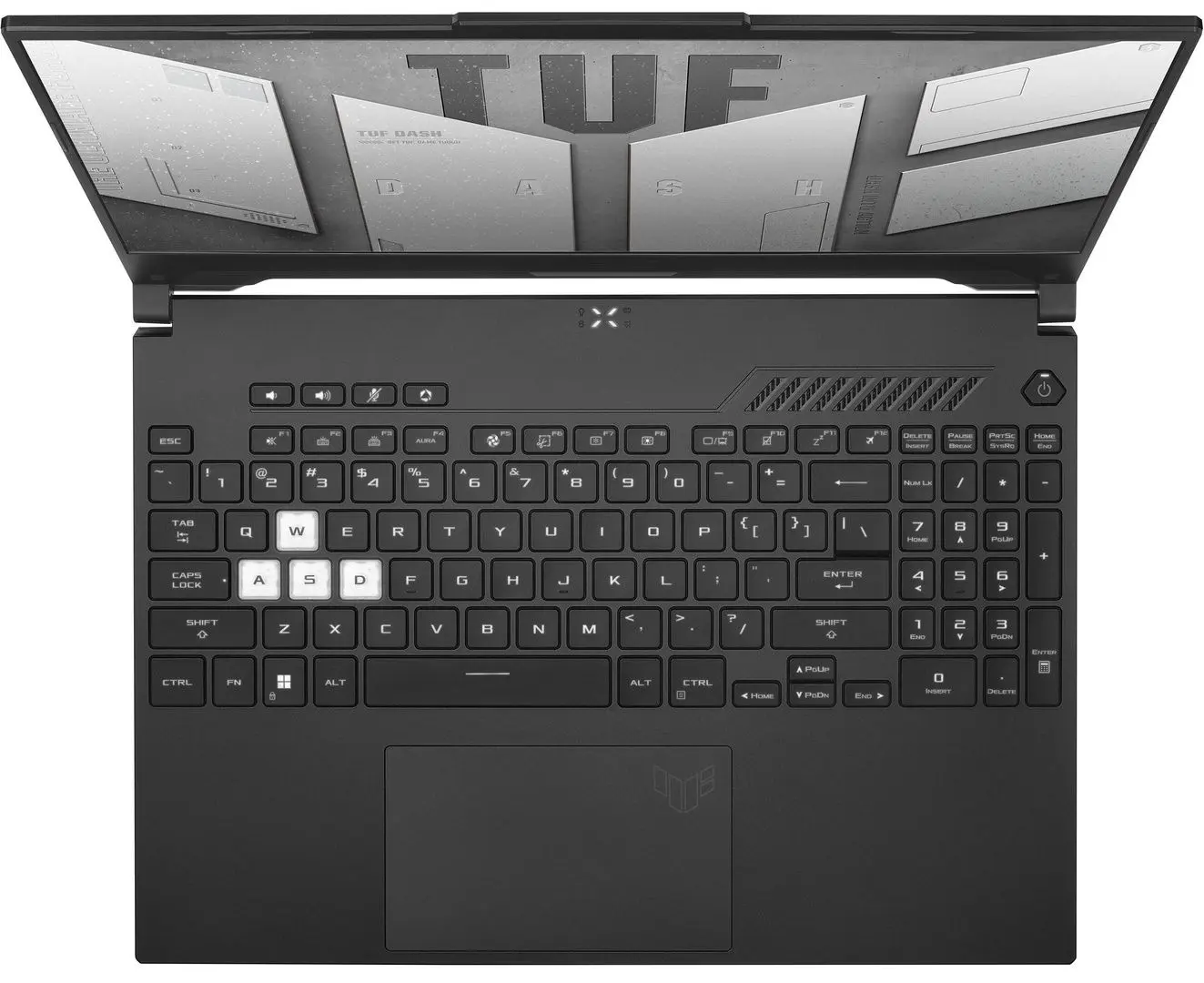 Laptop Asus TUF Dash F15 FX517ZE-HN081 Intel Core i5-12450H 16GB DDR5/ 512GB SSD (Black) - 7