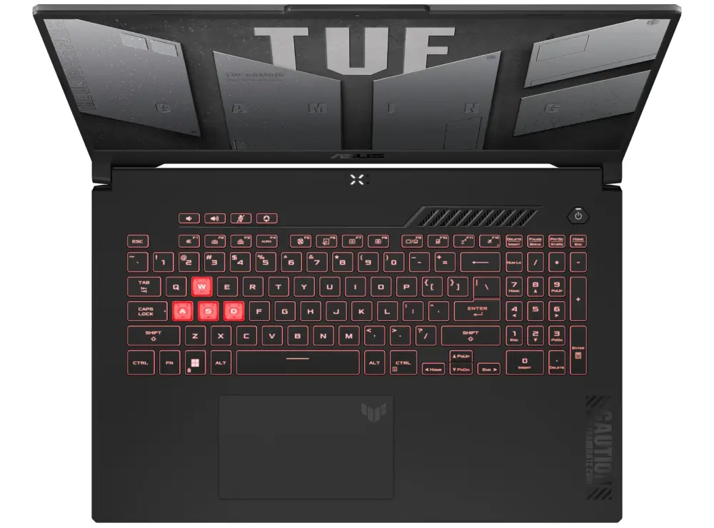 Ноутбук Asus TUF Gaming A17 FA707NUG-HX165 Ryzen 7 7445HS 16GB/2TB NoOS (Mecha Gray) - 4