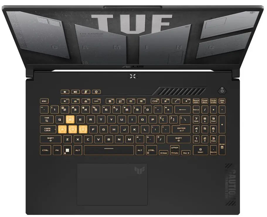 Laptop Asus TUF Gaming F17 FX707VI-HX057 Intel Core i7-13620H 32GB DDR5/2TB SSD (Gray) - 4