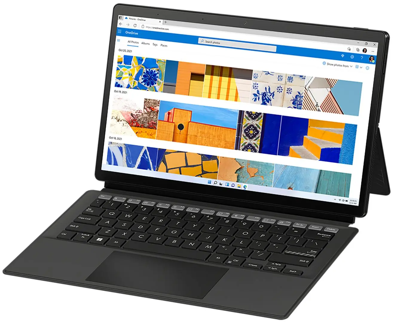 Laptop Asus Vivobook 13 Slate OLED T3300KA-LQ028W Intel Pentium Silver N6000 4GB DDR4/128GB eMMC (Black) - 2