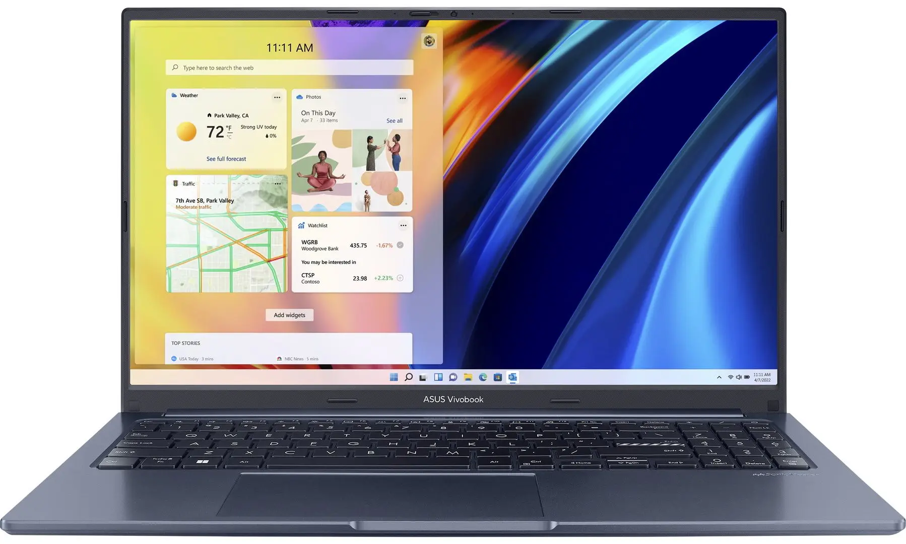 Laptop Asus Vivobook 15X OLED M1503QA-L1120 AMD Ryzen 5 5600H 16GB DDR4/512GB SSD (Abyss Blue)