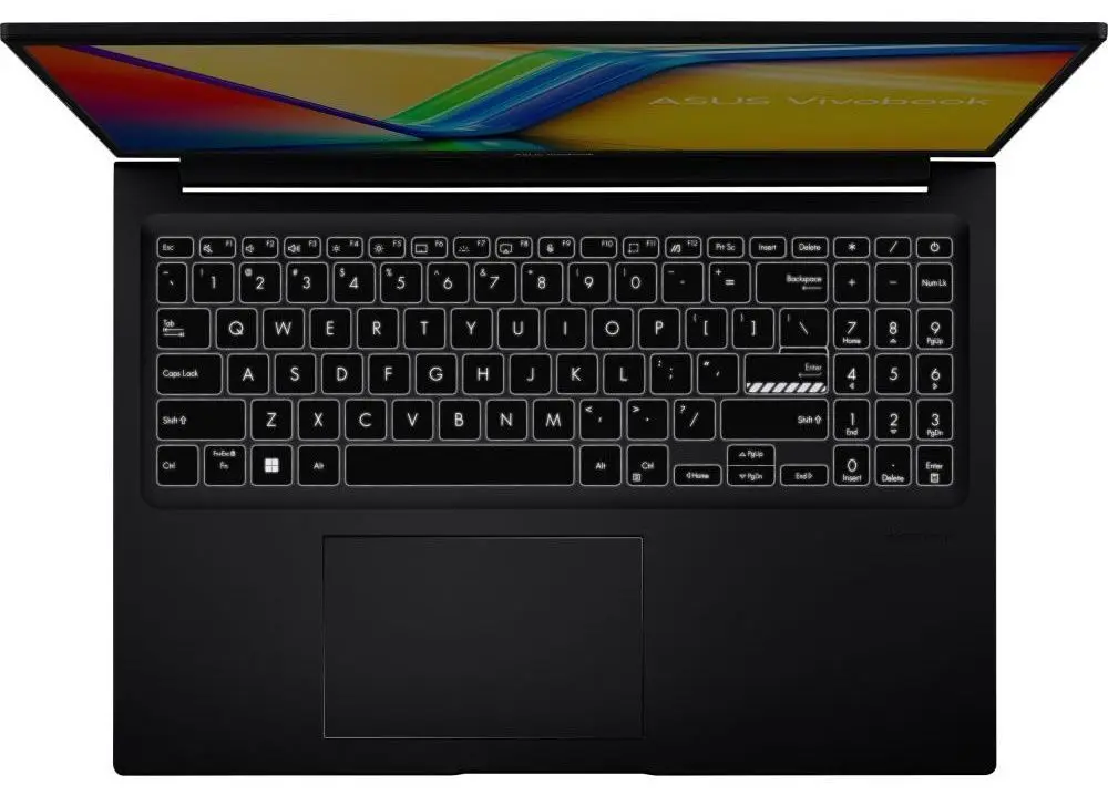 Laptop Asus Vivobook 16 OLED X1605ZA Intel Core i7-1255U 16GB DDR4/512GB SSD (Black)