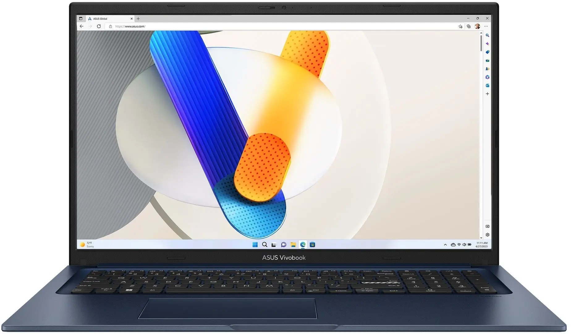 Laptop Asus Vivobook 17 X1704VA-AU157 Intel Core i5-1335U 2x8GB DDR4/1TB SSD (Quiet Blue) - 2
