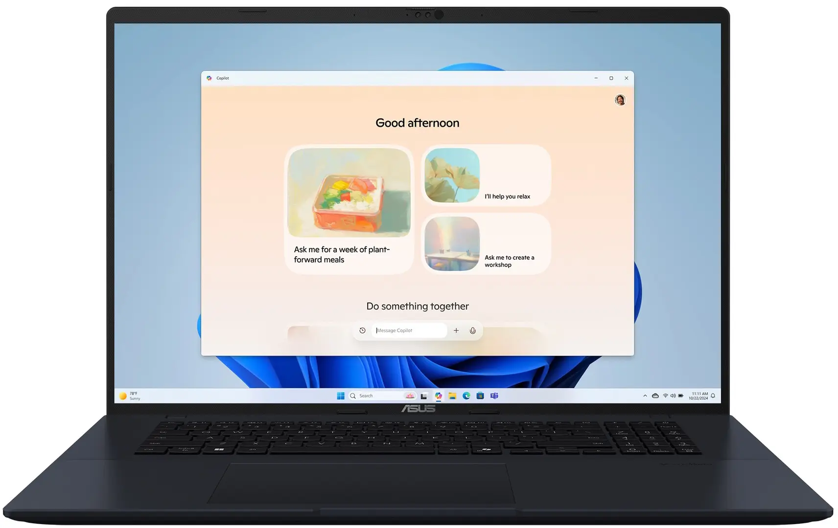 Laptop Asus Vivobook 18 M1807HA AMD Ryzen 7 260 32GB/1TB NoOS (Quiet Blue)