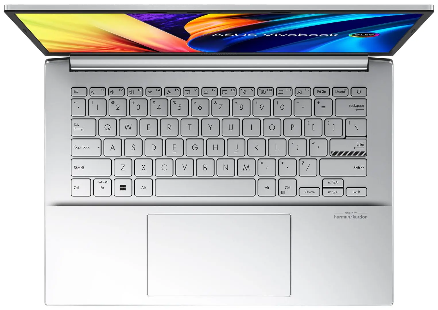 Ноутбук Asus Vivobook Pro 14 K6400 Intel Core i7-12700H 16GB LPDDR5/1TB SSD W11Home (Silver) - 3