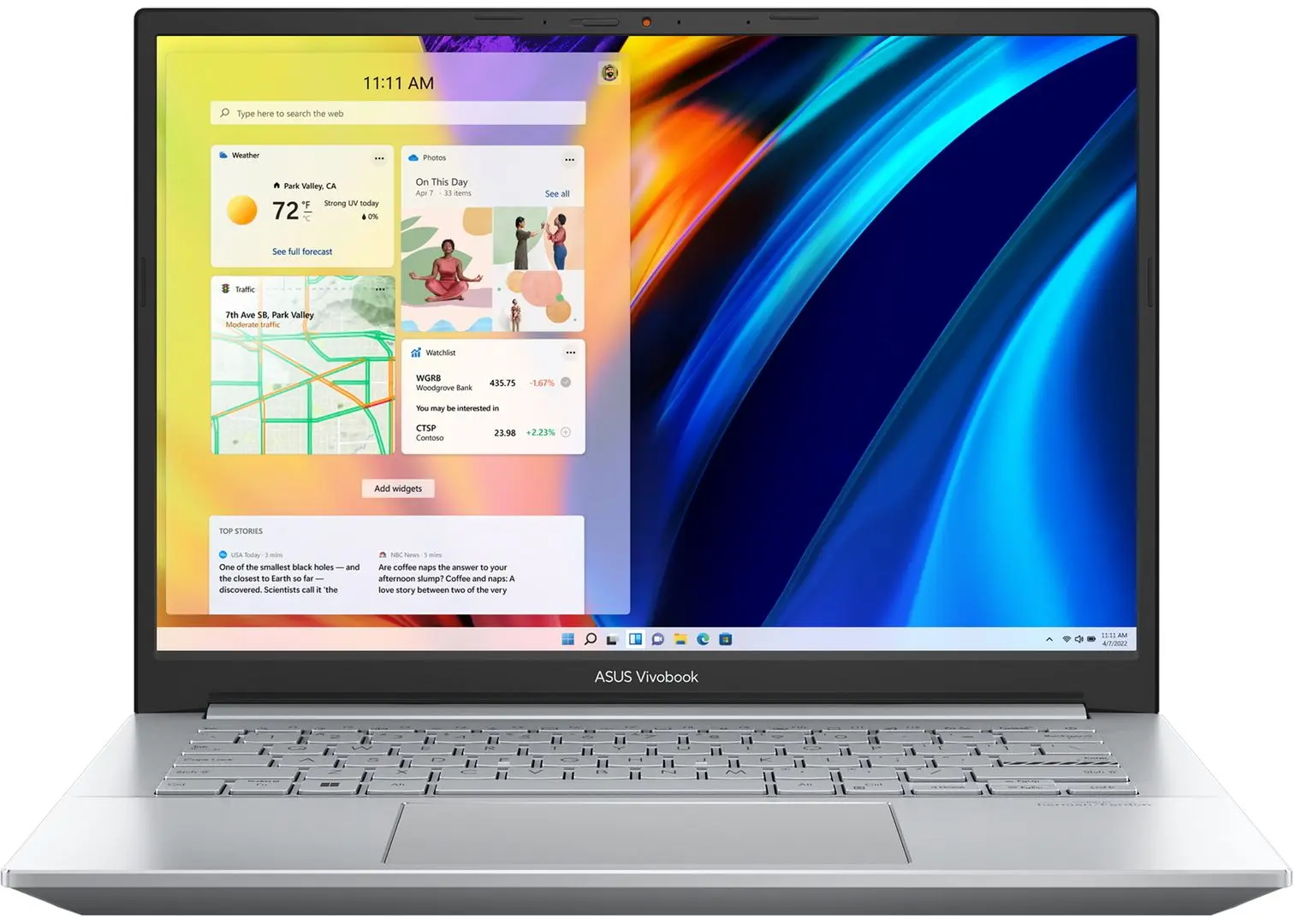 Ноутбук Asus Vivobook Pro 14 K6400 Intel Core i7-12700H 16GB LPDDR5/1TB SSD W11Home (Silver)