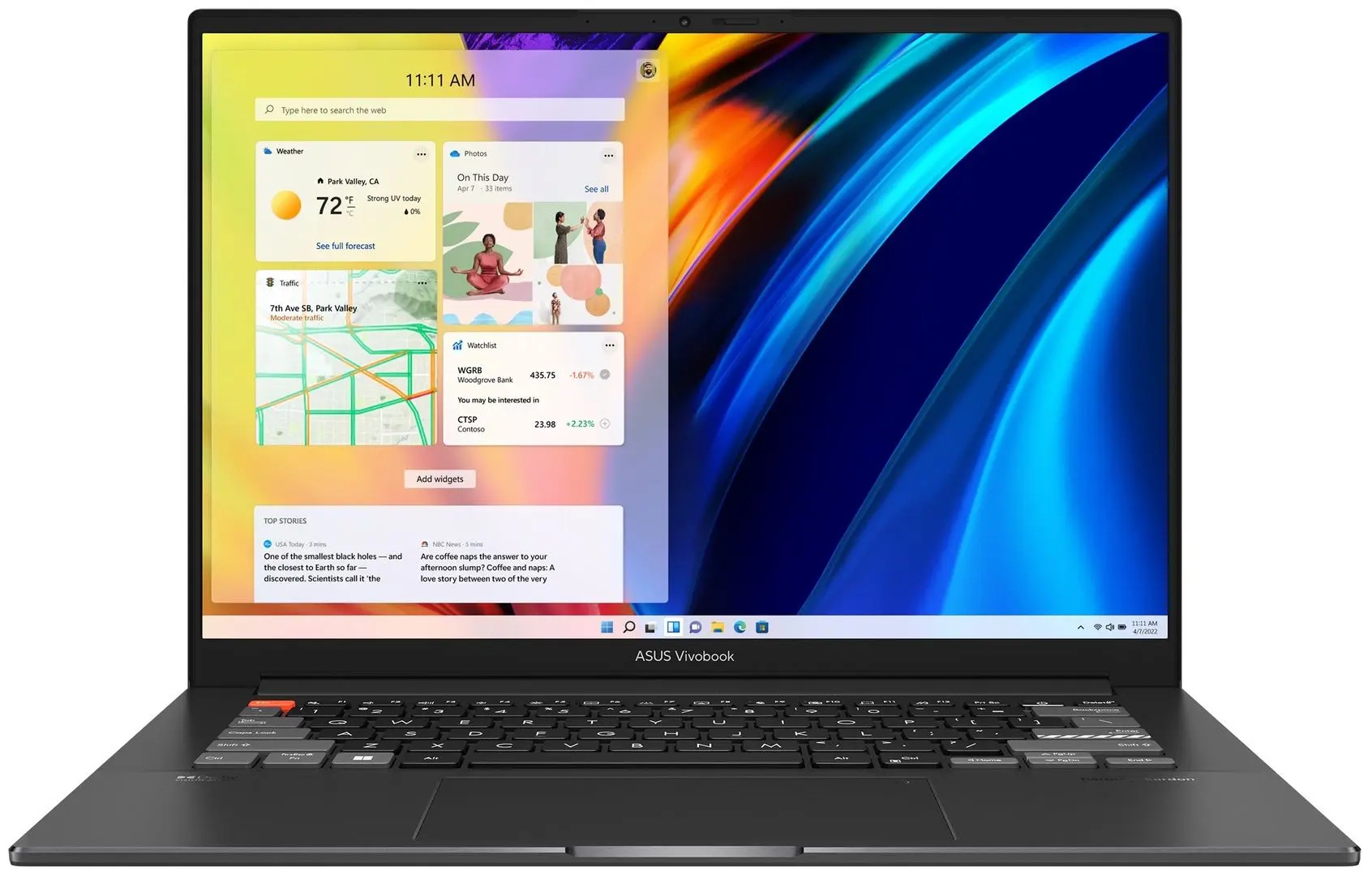 Laptop Asus Vivobook Pro 14X OLED N7401ZE-M9080X Intel Core i9-12900H 32GB DDR5/1TB SSD W11P (Black)