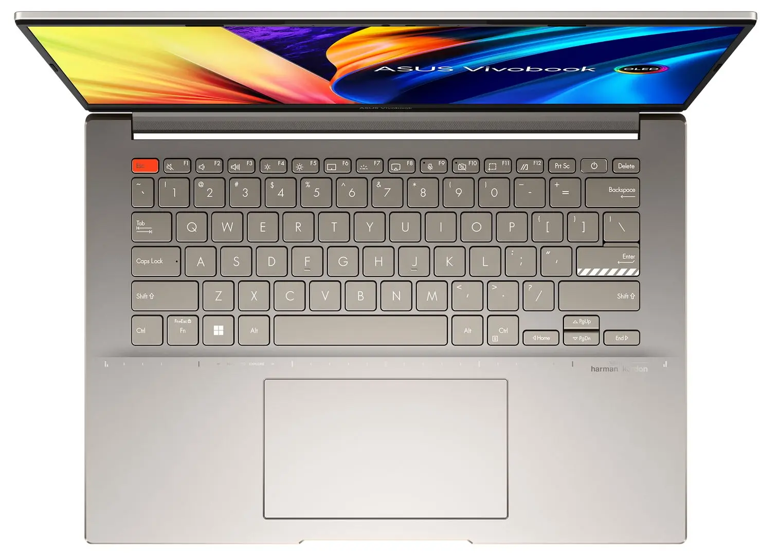 Laptop Asus Vivobook S 14X OLED S5402ZA Intel Core i5-12500H 16Gb DDR4/512GB SSD (Sandy Grey)