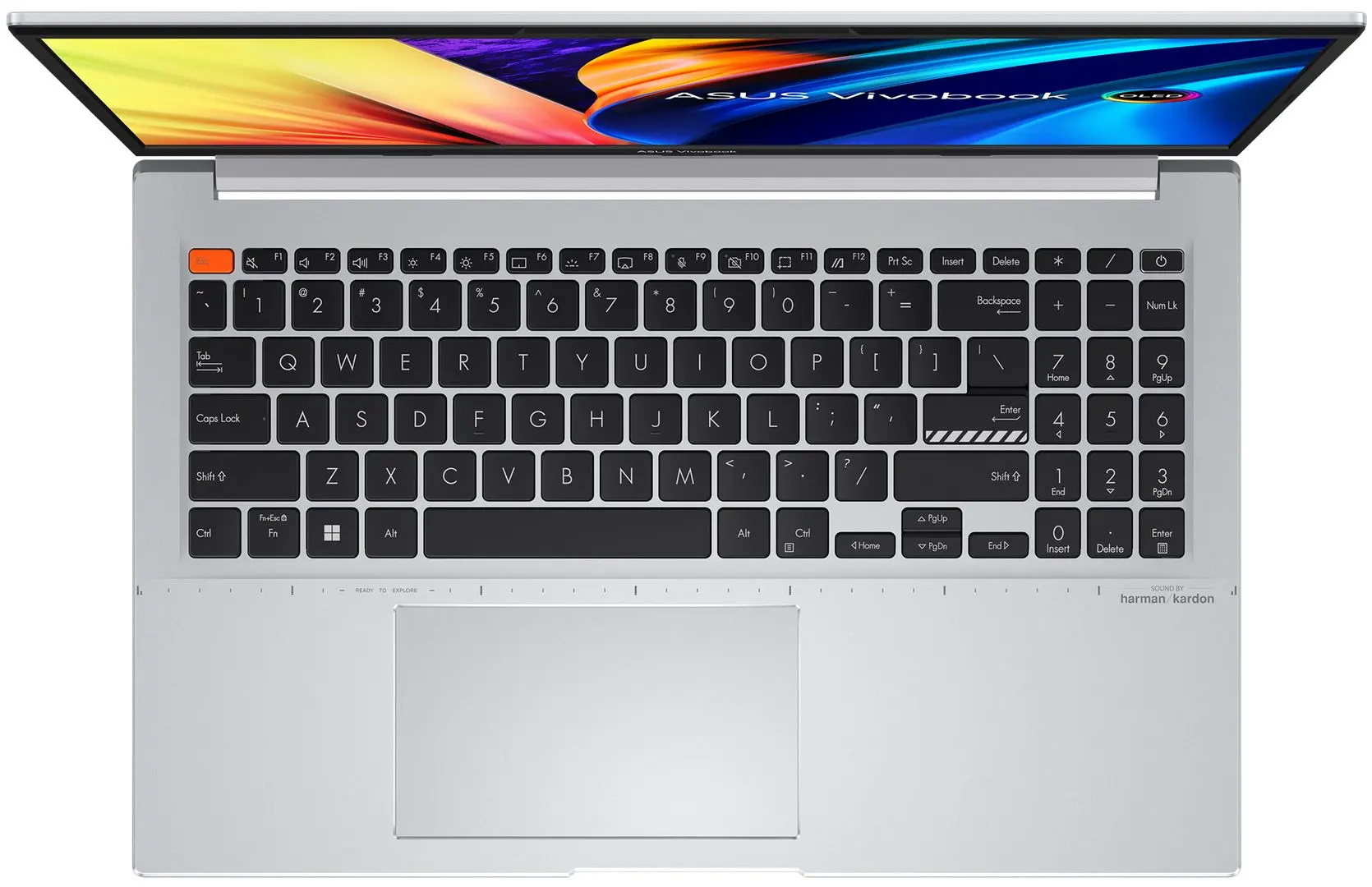 Ноутбук Asus Vivobook S 15 OLED M3502QA AMD Ryzen 5 5600H 8Gb DDR4/512Gb SSD (Neutral Grey) - 5