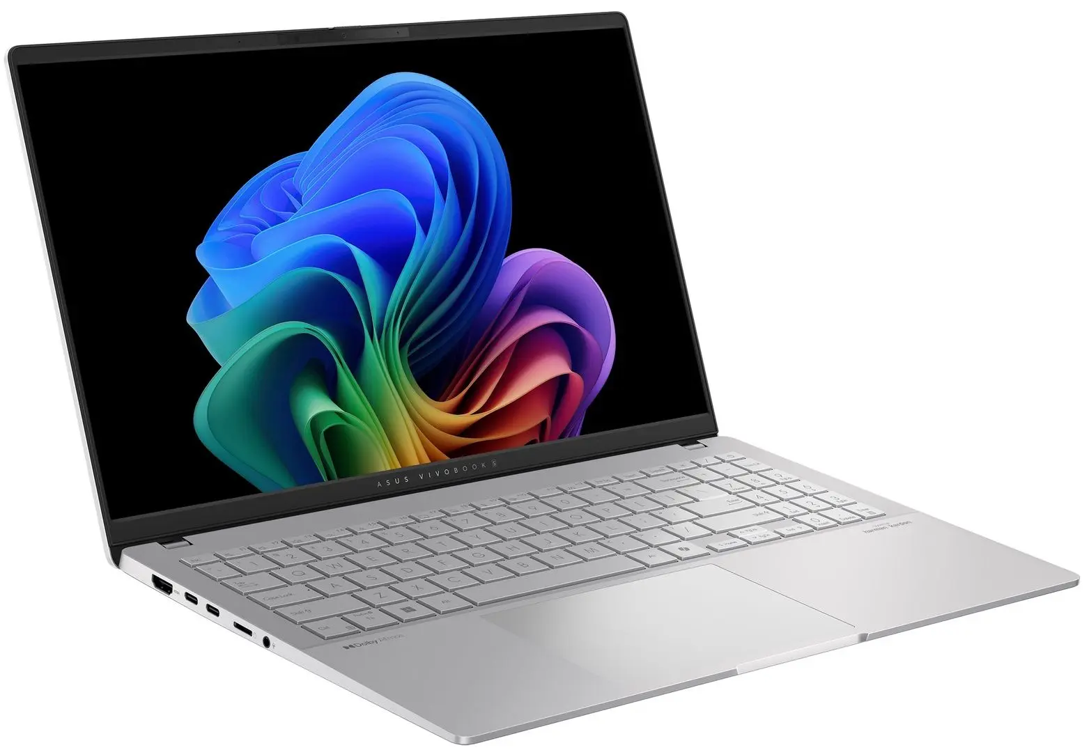 Laptop Asus Vivobook S 15 OLED S5507QA Qualcomm Snapdragon X Plus X1P-42-100 16GB LPDDR5X/1TB SSD (Silver) - 2