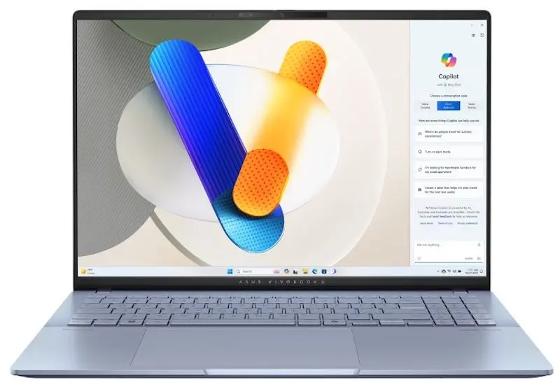 Laptop Asus Vivobook S 16 OLED S5606MA-MX008W Intel Core Ultra 7 155H 16GB LPDDR5X/1TB SSD W11H (Mist Blue)