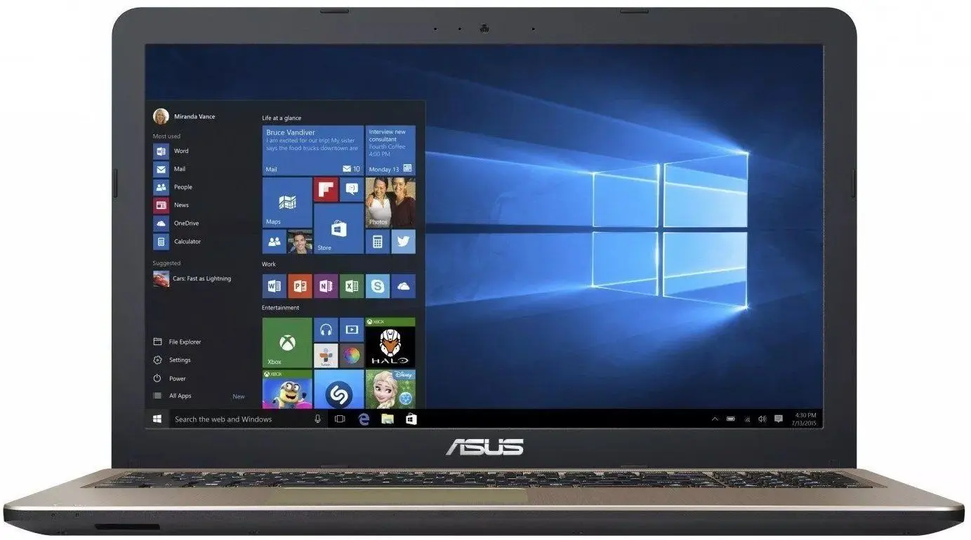 Ноутбук Asus VivoBook X540NA-GQ005 Intel Celeron N3350 1x4GB LPDDR3/500GB SSD (Chocolate Black)