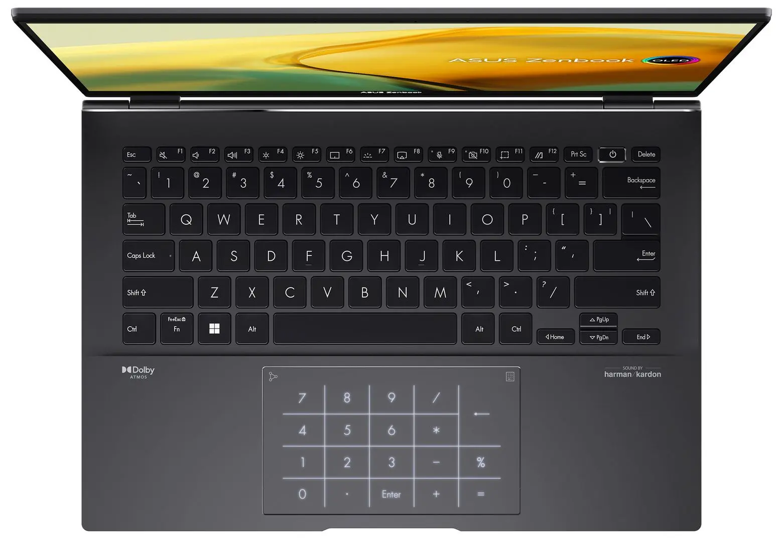 Ноутбук Asus Zenbook 14 OLED UM3402YA AMD Ryzen 7 5825U 16GB DDR4/1TB SSD (Jade Black)чер - 4