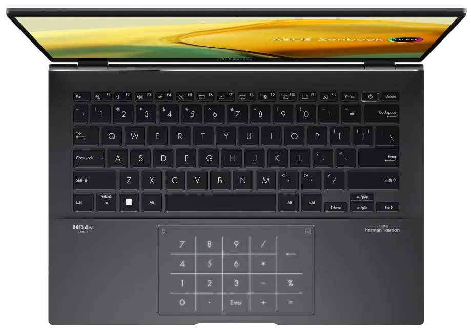 Ноутбук Asus Zenbook 14 OLED UM3402YA-KM799X AMD Ryzen 5 7430U 16GB LPDDR4X/512GB SSD W11P (Jade Black) - 3