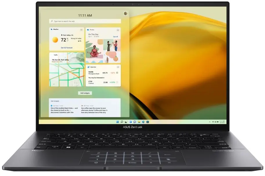 Ноутбук Asus Zenbook 14 OLED UM3402YA-KM799X AMD Ryzen 5 7430U 16GB LPDDR4X/512GB SSD W11P (Jade Black)