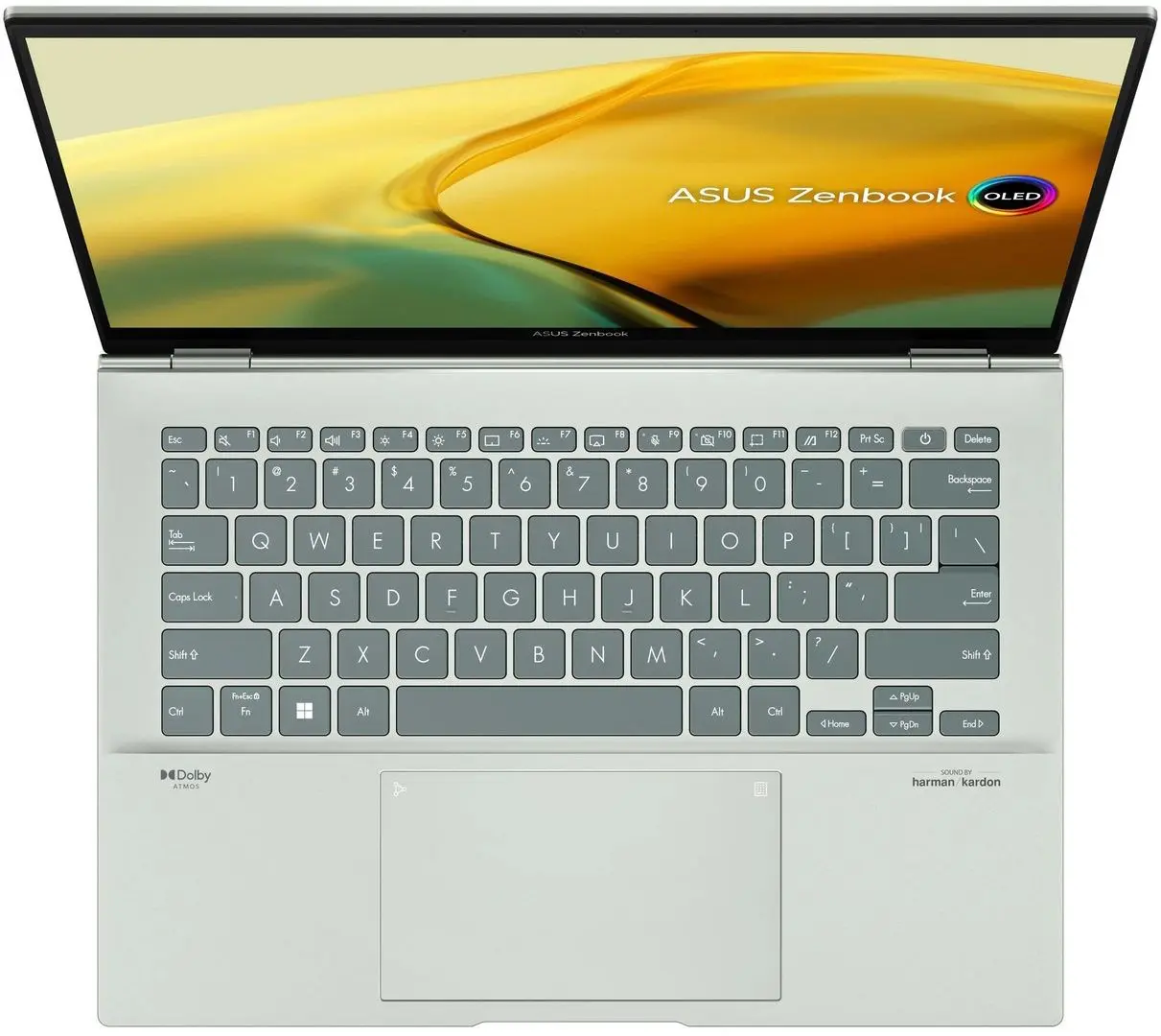 Laptop Asus Zenbook 14 OLED UX3402ZA-KM407X Intel Core i7-1260P 16GB DDR5/1TB SSD W11P (Aqua Celadon)