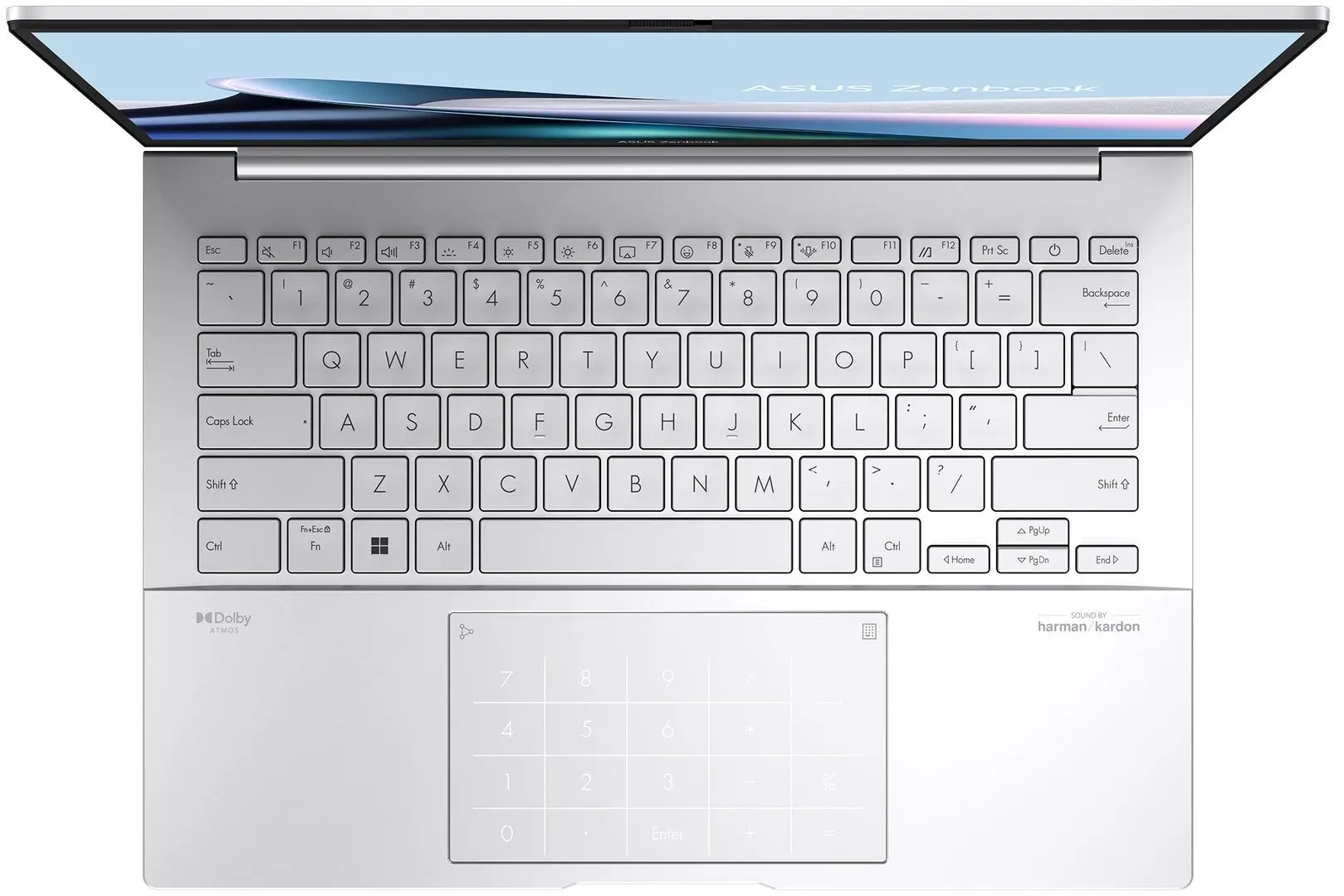 Laptop Asus Zenbook 14 OLED UX3405MA-PP342X Intel Core Ultra 9 185H 1x32GB LPDDR5X /1TB SSD W11P (Foggy Silver) - 2