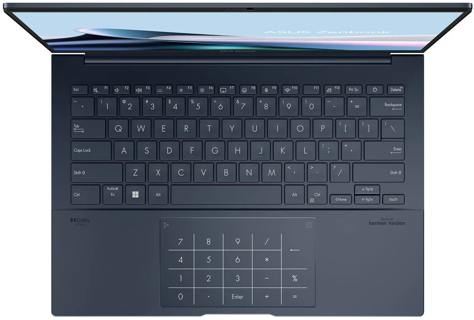 Ноутбук Asus Zenbook 14 OLED UX3405MA-PP348X Intel Core Ultra 7 155H 1x16GB LPDDR5X /1TB SSD W11P (Ponder Blue) - 2