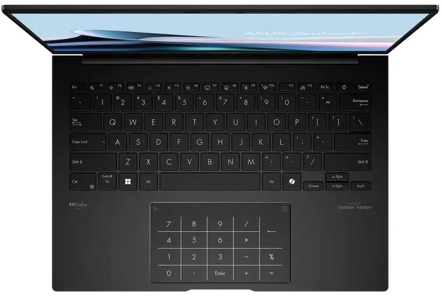 Ноутбук Asus Zenbook 14 OLED UX3406HA AMD Ryzen 7 8840HS 16GB DDR5/1TB SSD (Black) - 3