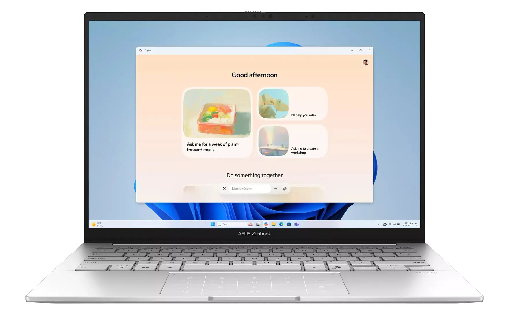 Laptop Asus Zenbook 14 UX3405CA Intel Core Ultra 5 225H 16GB/512GB Win11Home (Silver)