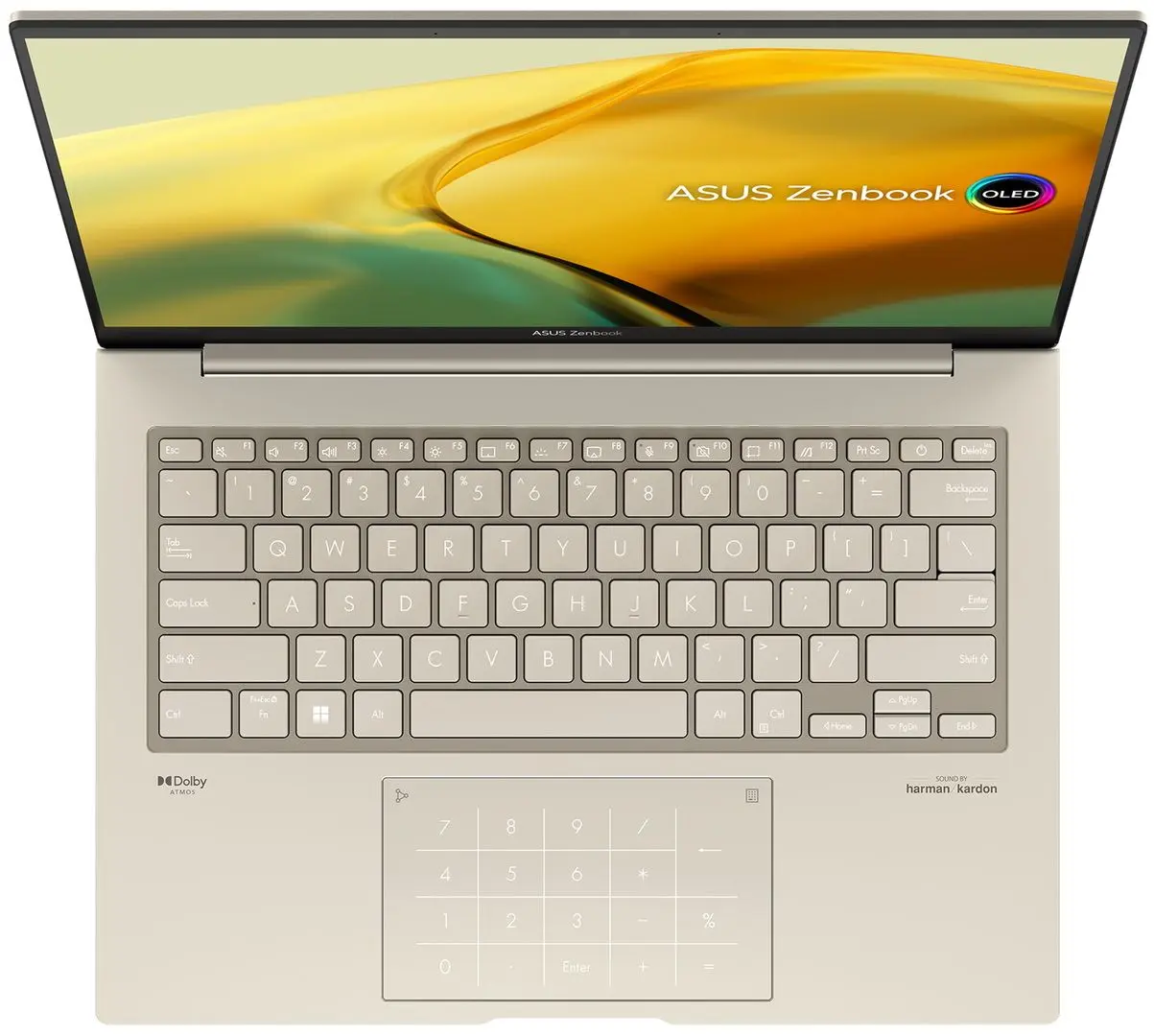Laptop Asus Zenbook 14X OLED UX3404VA-M3090X Intel Core i9-13900H 16GB DDR5/1TB W11Pro (Beige)