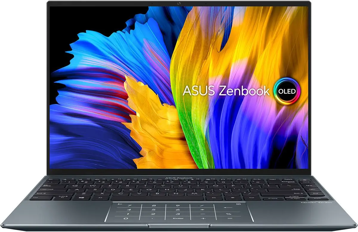 Ноутбук Asus Zenbook 14X OLED UX5401EA Intel Core i7-1165G7 16GB DDR4/512GB SSD (Pine Grey)
