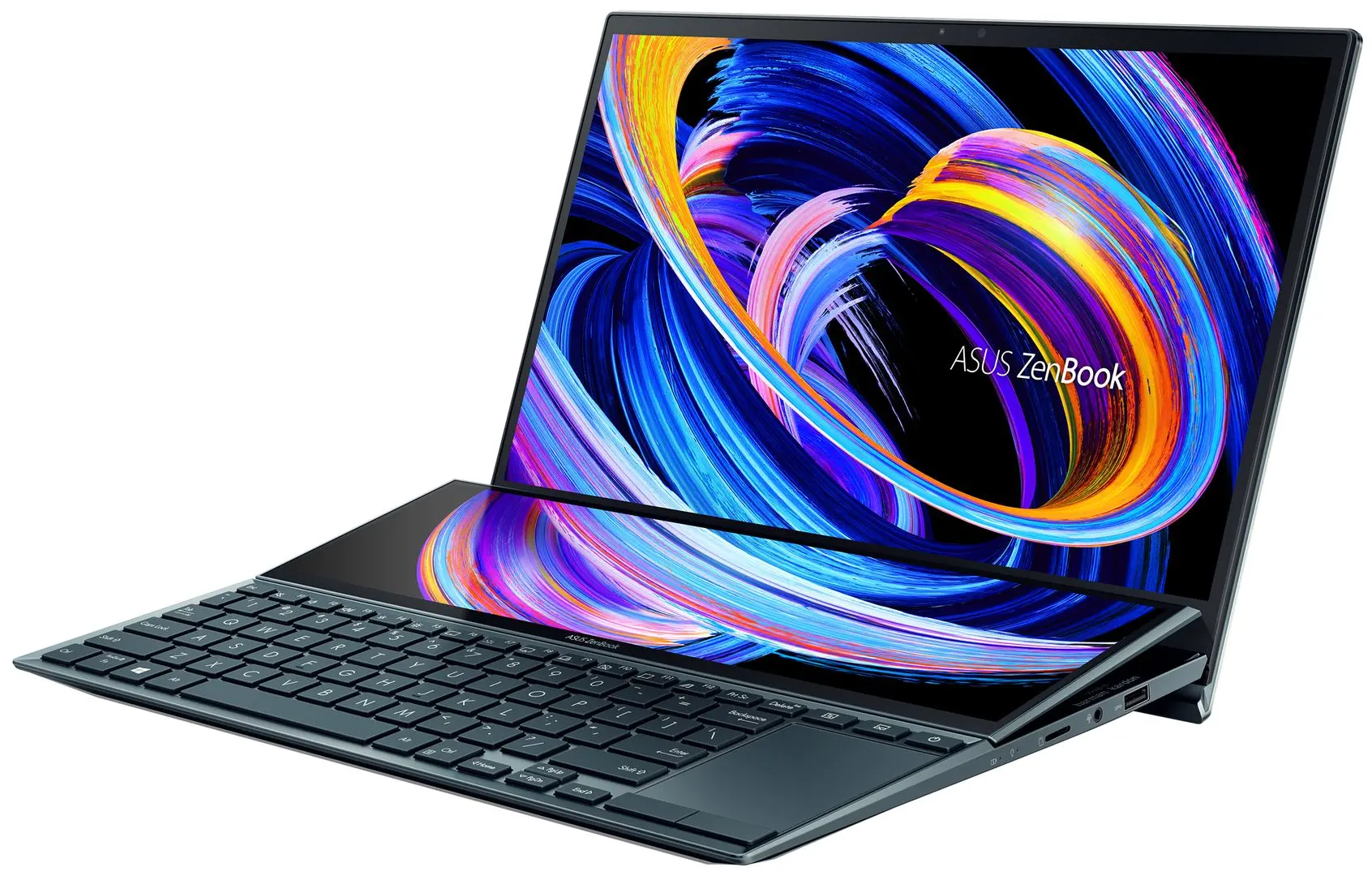 Laptop Asus ZenBook Duo 14 UX482EAR-HY357X Intel Core i7-1195G7 16GB DDR4/1TB SSD (Celestial Blue)