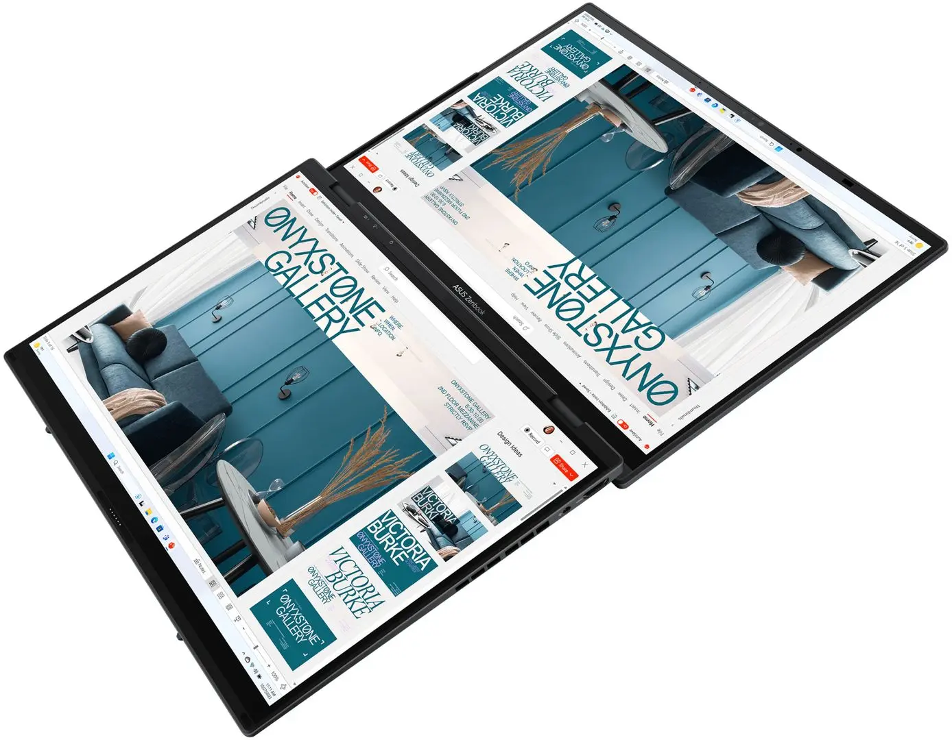 Ноутбук Asus Zenbook Duo OLED UX8406MA Intel Core Ultra 9 185H 32GB DDR5/1TB SSD W11Home (Gray)