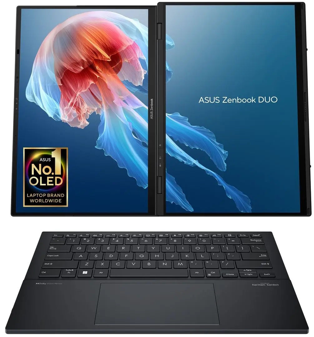 Ноутбук Asus Zenbook Duo OLED UX8406MA Intel Core Ultra 9 185H 32GB DDR5/2TB SSD W11H (Inkwell Gray) - 2