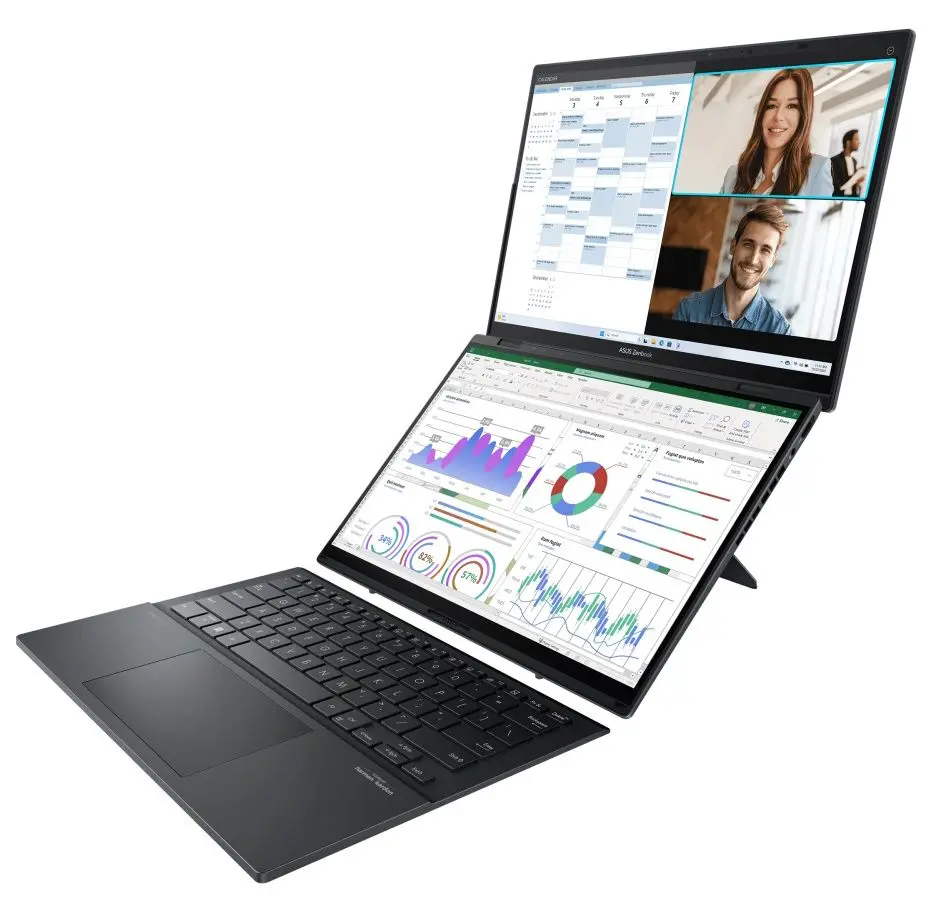 Ноутбук Asus Zenbook Duo UX8406MA-PZ075X Intel Core Ultra 7 155H 1x16GB DDR5/1TB SSD (Inkwell Grey) - 5