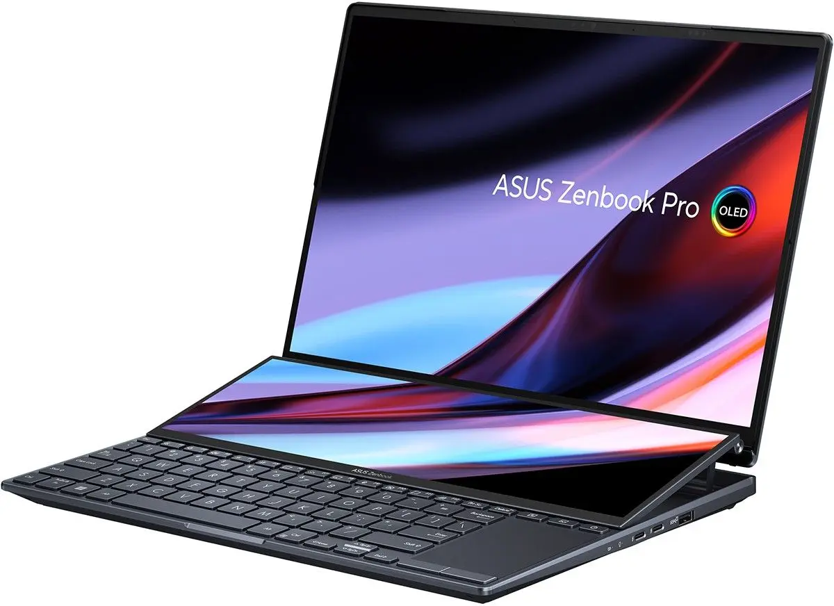 Laptop Asus Zenbook Pro 14 Duo OLED UX8402VU Intel Core i7-13700H 16GB DDR5/1TB SSD (Tech Black)