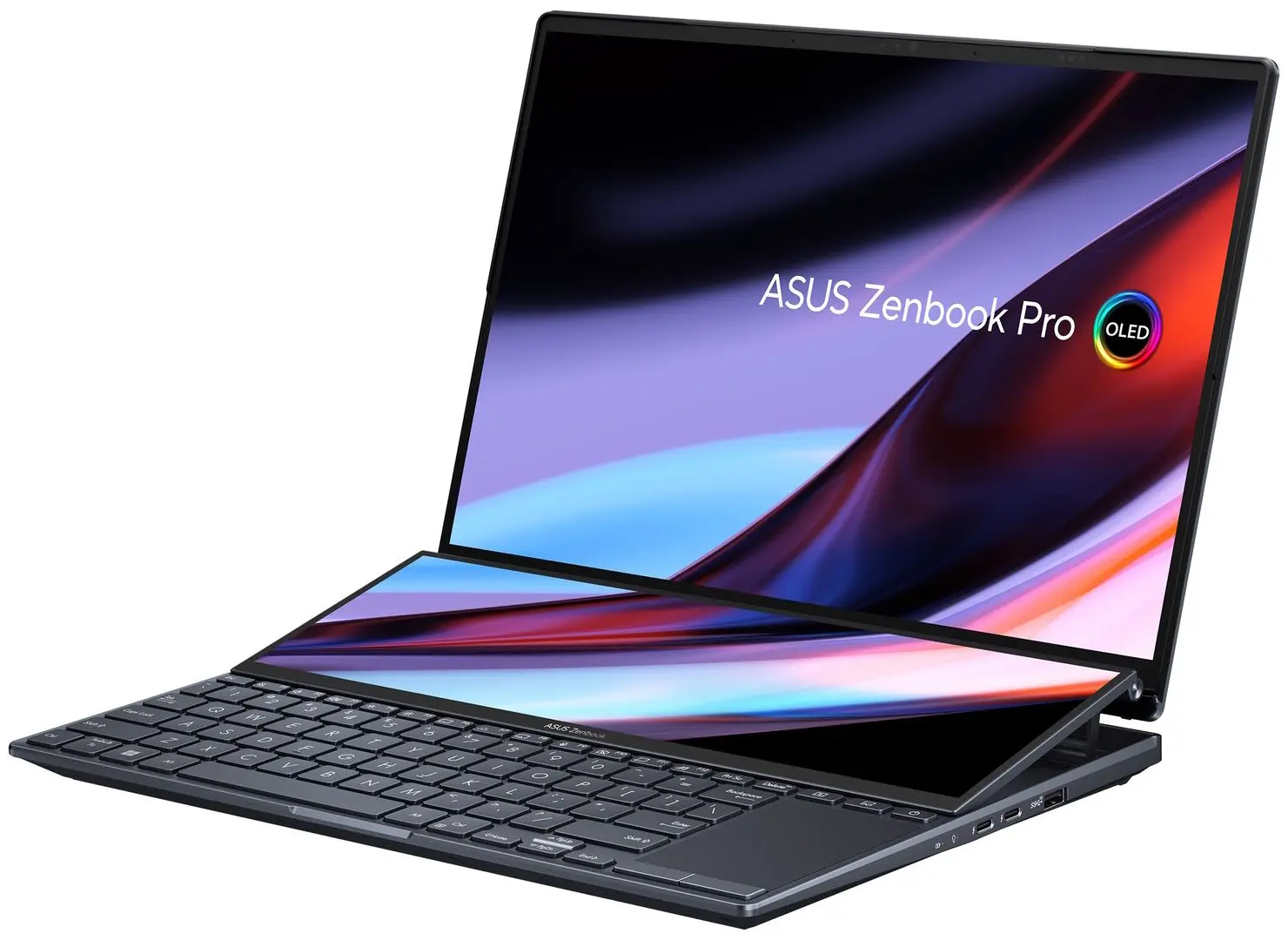 Laptop Asus Zenbook Pro 14 Duo OLED UX8402ZE-M3062X Intel Core i9-12900H 32GB DDR5/2TB SSD W11P (Tech Black)