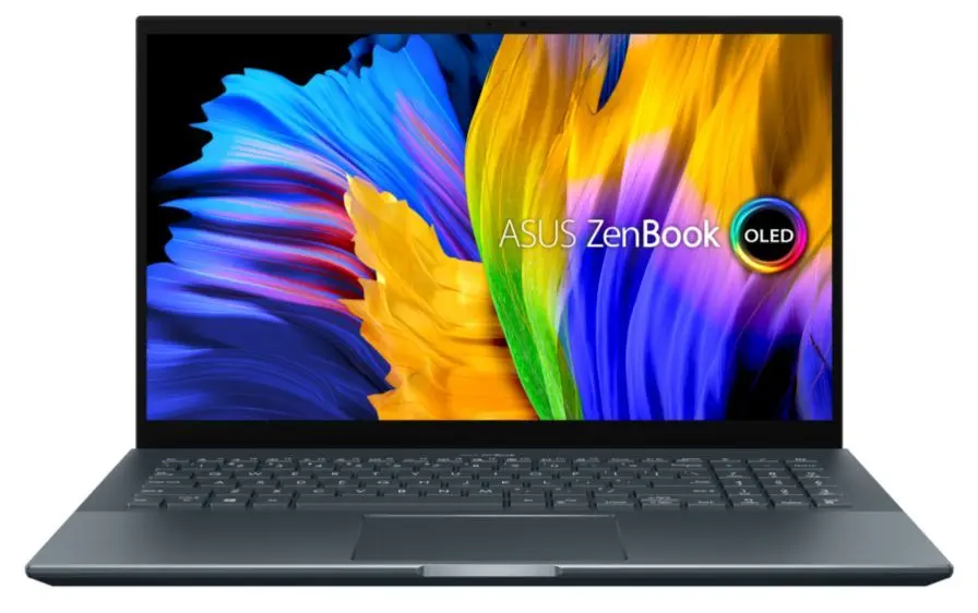 Laptop Asus Zenbook Pro 15 OLED UM535QE AMD Ryzen 9 5900HX 16GB DDR4/1TB SSD (Pine Grey)