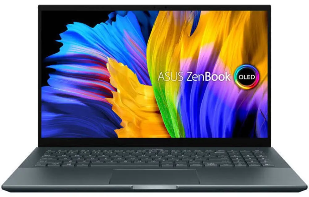 Laptop Asus Zenbook Pro 15 OLED UM5500QE-KY203X AMD Ryzen 7 5800H 16GB DDR4/512GB SSD (Pine Grey)