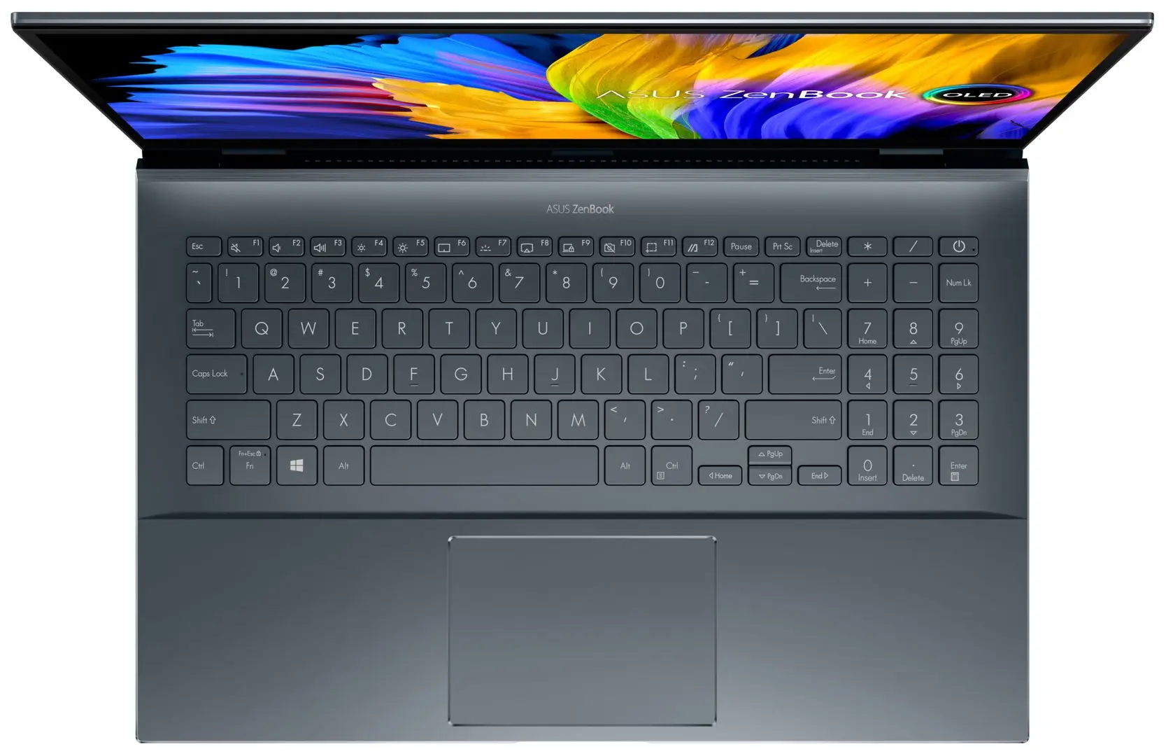 Laptop Asus Zenbook Pro 15 UM535 AMD Ryzen 7 5800H 16GB LPDDR4X/1TB SSD W11Pro (Pine Grey) - 2