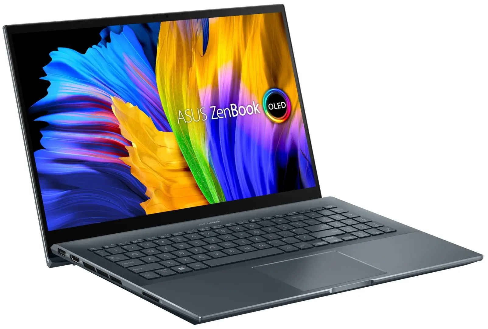 Laptop Asus Zenbook Pro 15 UM535 AMD Ryzen 7 5800H 16GB LPDDR4X/1TB SSD W11Pro (Pine Grey) - 3