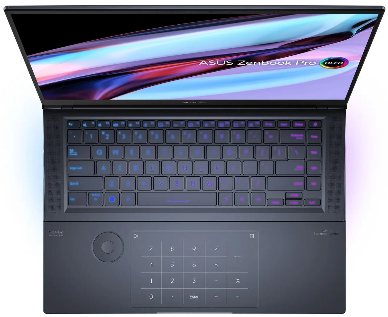 Laptop Asus Zenbook Pro 16X OLED UX7602VI-MY026X Intel Core i9-13900H 64GB DDR5/2TB SSD W11P (Tech Black)