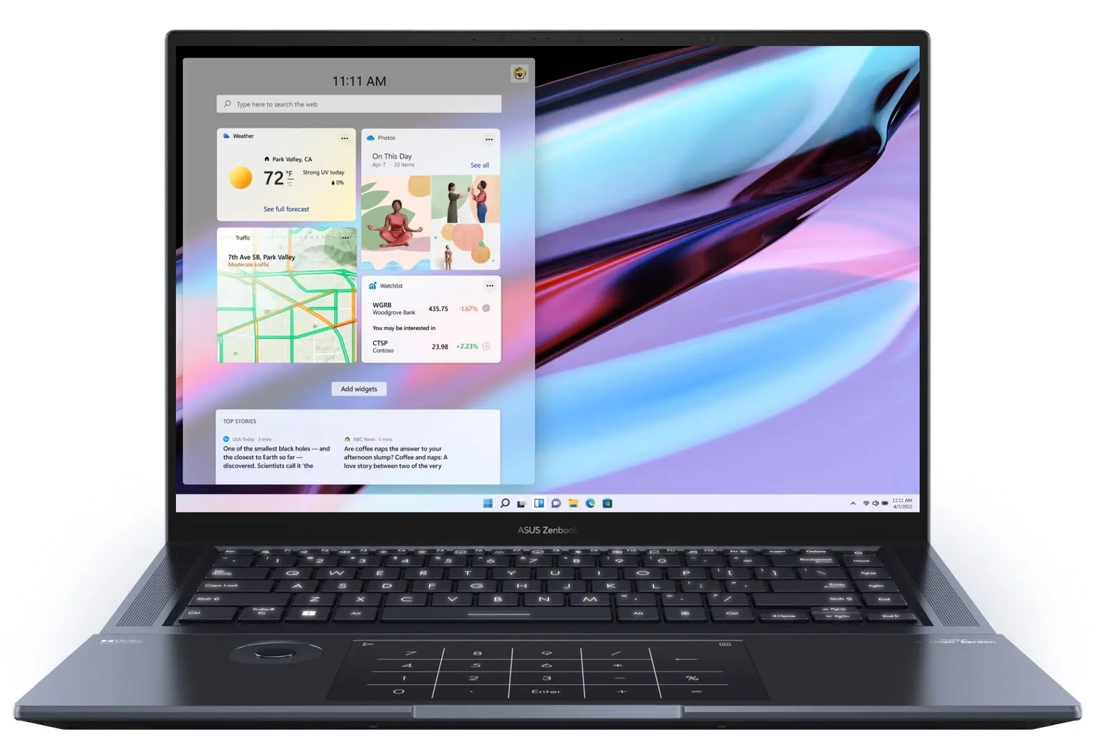 Laptop Asus Zenbook Pro 16X UX7602ZM-ME022X Intel Core i7 12700H 16GB DDR5/1TB SSD (Black)