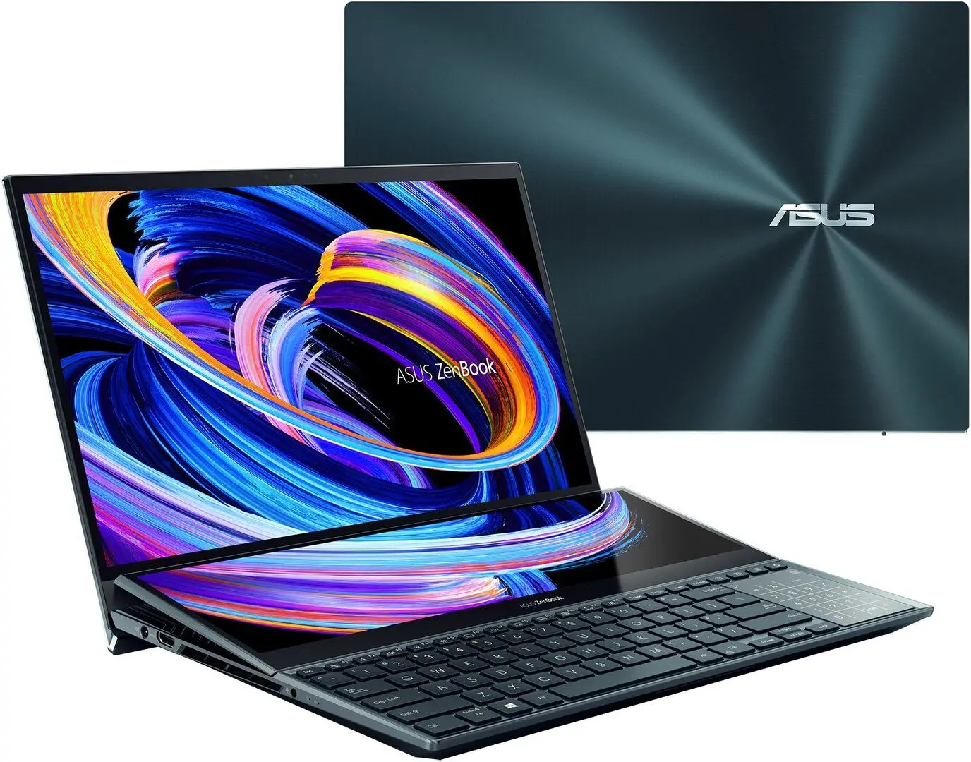 Laptop Asus ZenBook Pro Duo 15 OLED UX582ZW-H2021X Intel Core i7-12700H 32GB DDR5/1TB SSD (Celestial Blue) - 6