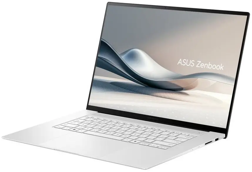 Laptop Asus Zenbook S16 UM5606WA-RK276X AMD Ryzen AI 9 HX 370 32GB LPDDR5X/1TB SSD W11P (Scandinavian White) - 2