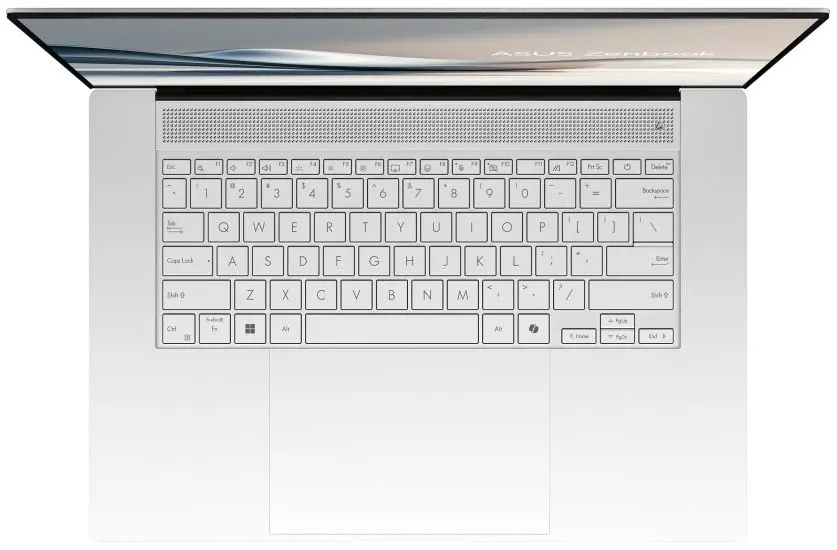 Laptop Asus Zenbook S16 UM5606WA-RK276X AMD Ryzen AI 9 HX 370 32GB LPDDR5X/1TB SSD W11P (Scandinavian White) - 6